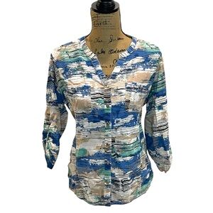 Coral Bay Multicolor Button Down Shirt